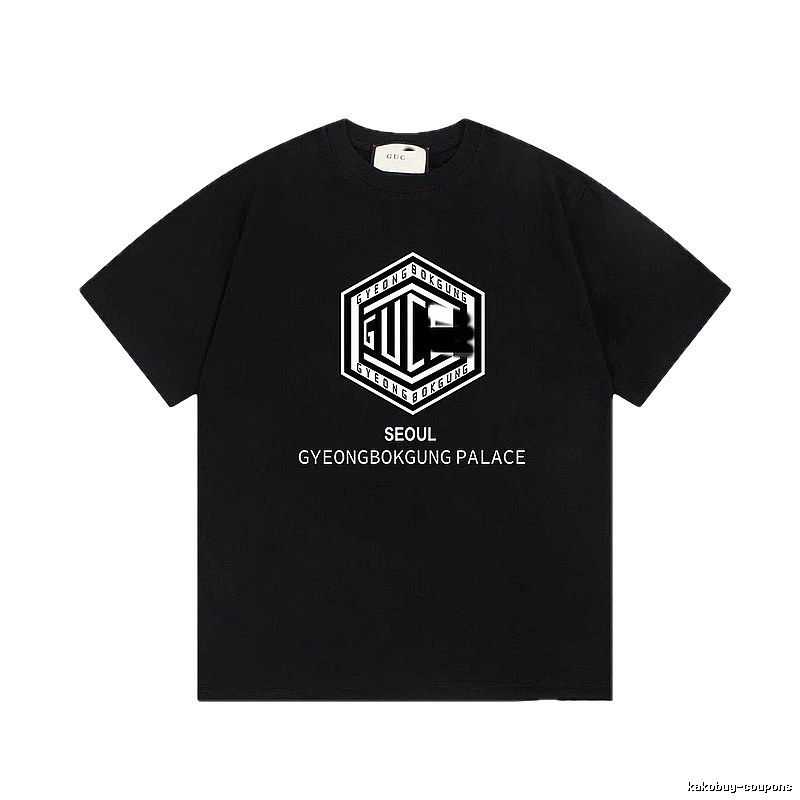 Balenciaga Graphic Printed Cool & Trendy Black Short-sleeve T-shirt