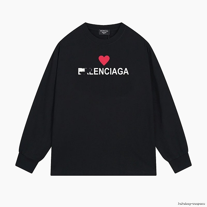 Balenciaga Love Simple Black T-shirt