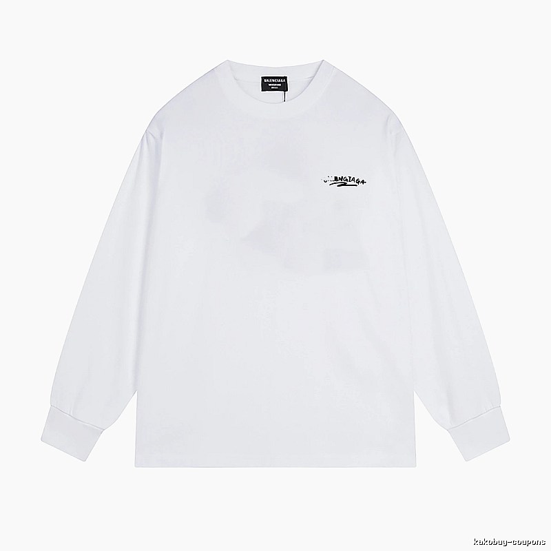 Balenciaga minimalist style white T-shirt