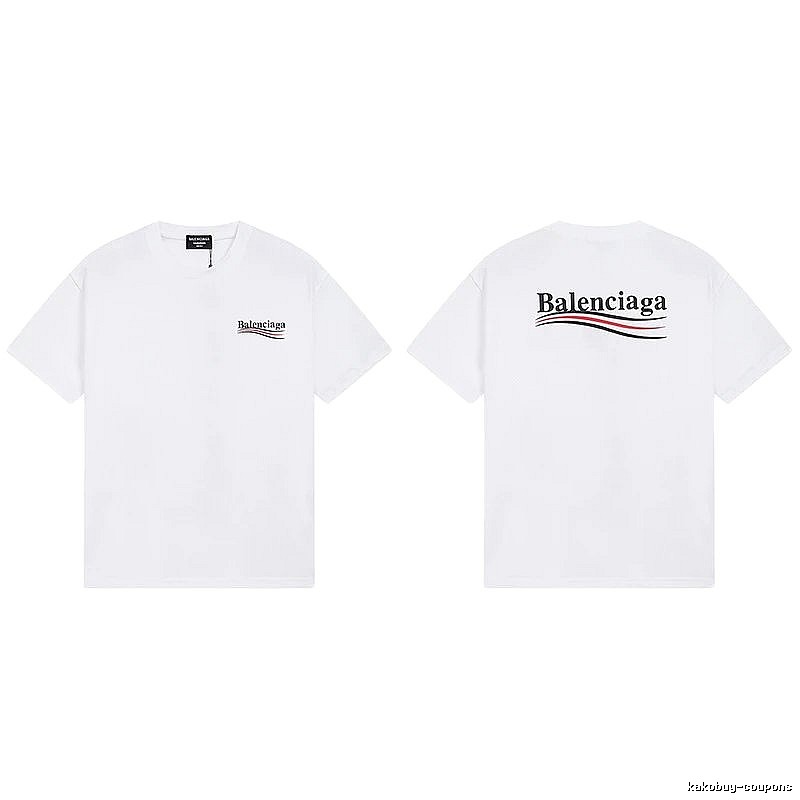 Balenciaga minimalist style white T-shirt