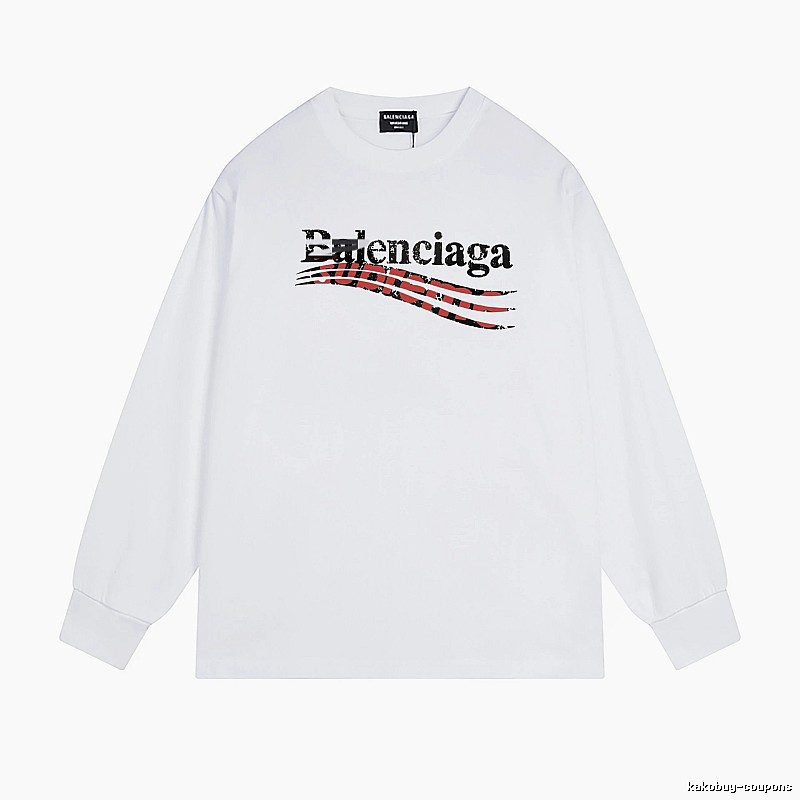Balenciaga retro-style white T-shirt