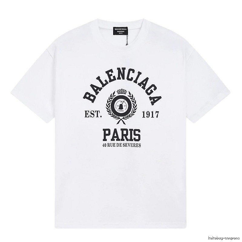 Balenciaga retro style white T-shirt