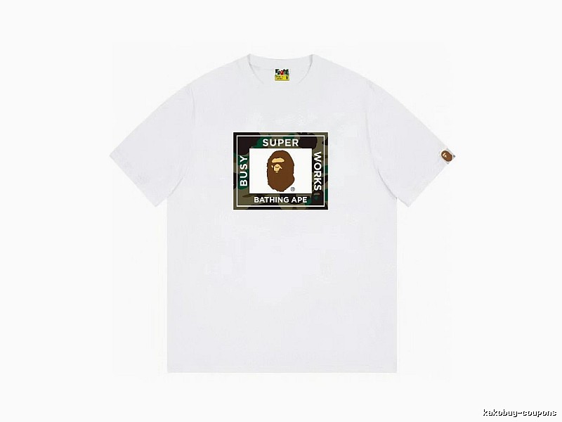 Bape Ape Head Camouflage Style Short-sleeve Shirt