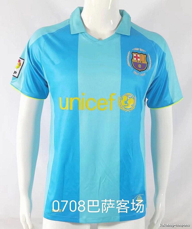Barcelona Urban Retro soccer jersey Blue Red Barcelona with Statement Pattern