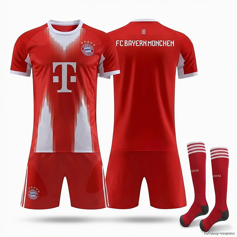 Bayern Munich's classic red football jersey