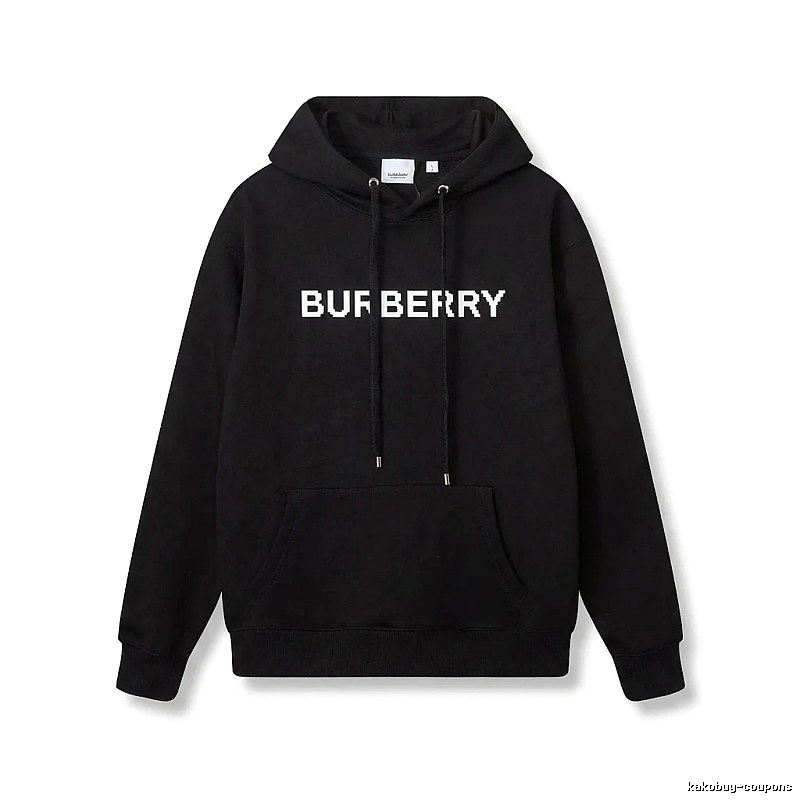 Burberry pixel-style black sweatshirt