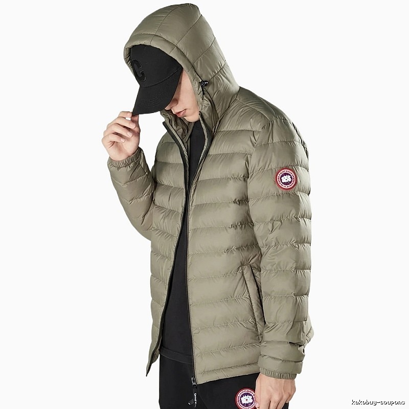 Canada Goose casual military green down jacket