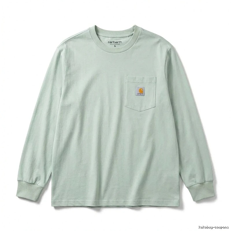 Carhartt basic simple style light green sweatshirt