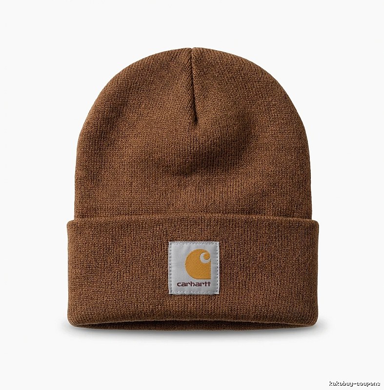 Carhartt classic brown knitted hat