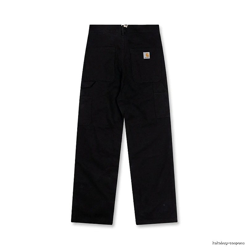 Carhartt workwear style black long trousers