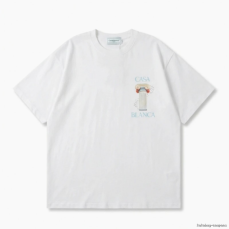 Casablanca Greek column style white T-shirt