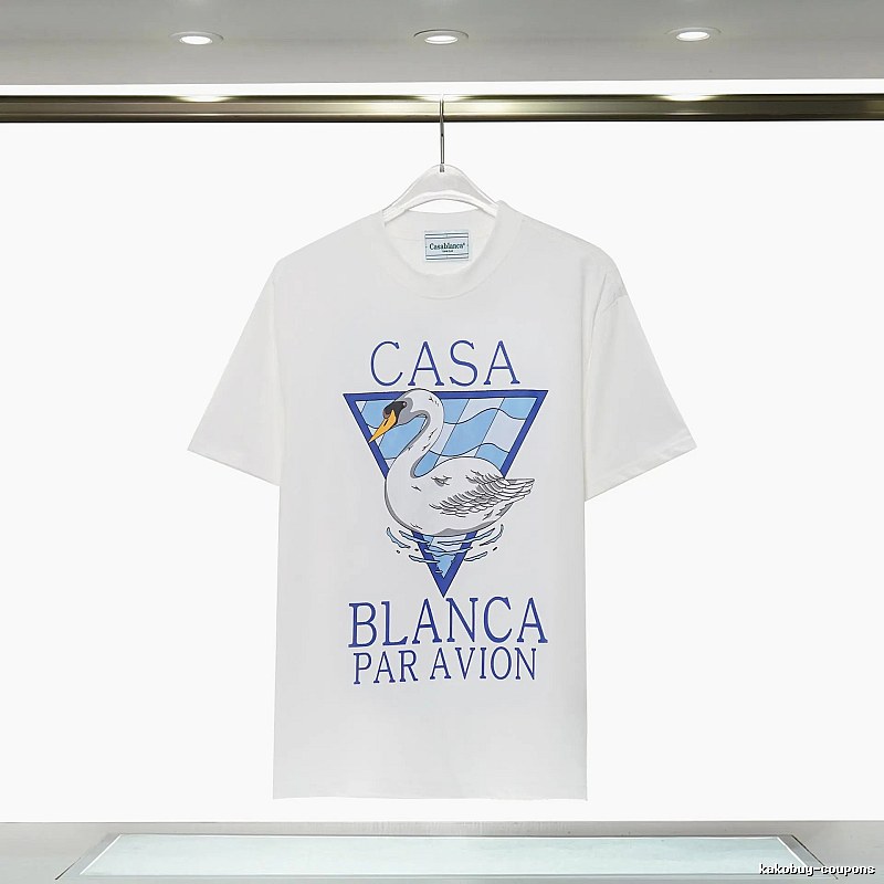 Casablanca Printed Fashionable White T-shirt