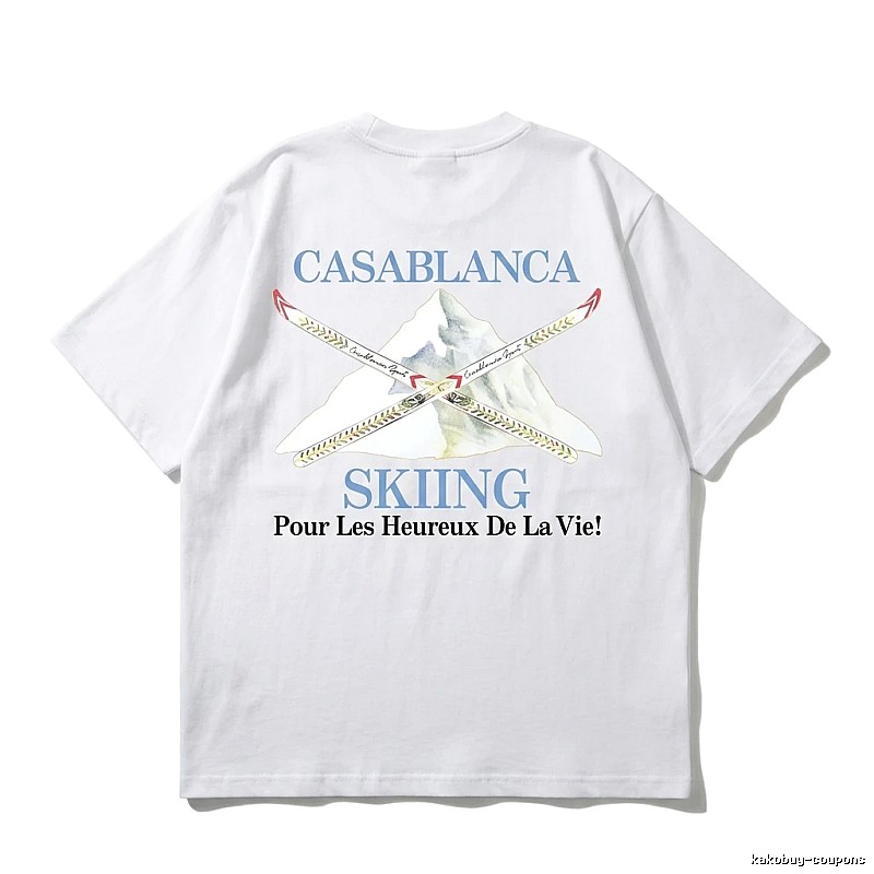Casablanca Ski Style White T-shirt
