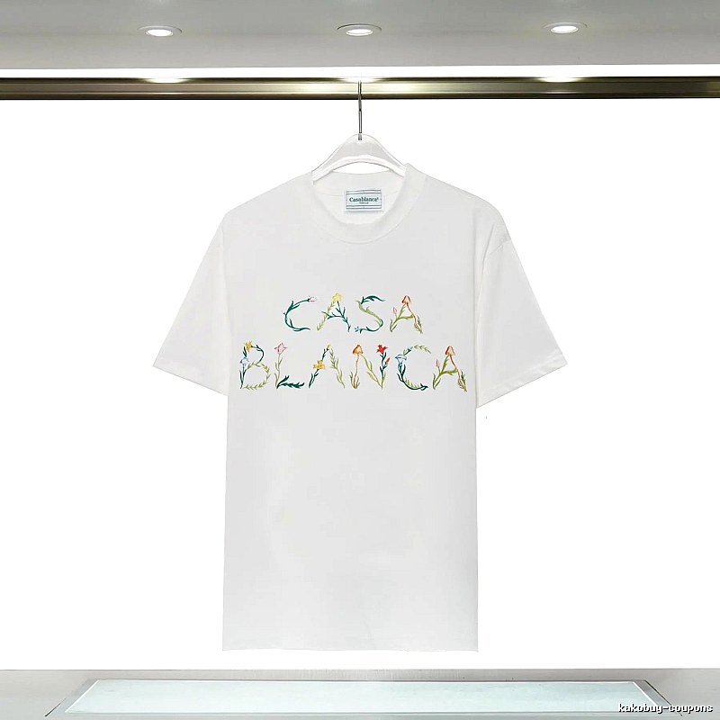 Casablanca - style printed white T - shirt