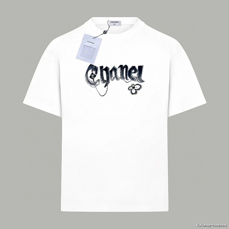 Chanel retro-style white T-shirt