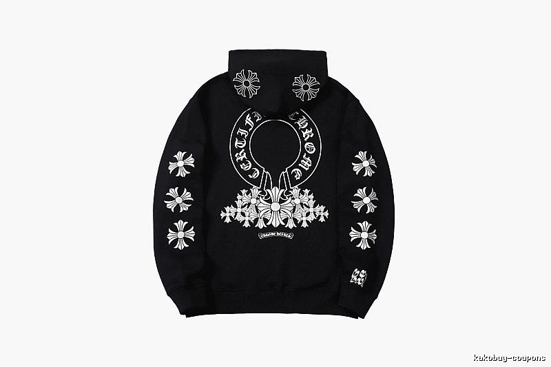 Chrome Hearts 2088-82 Black Cross Graphic Hoodie Match Day