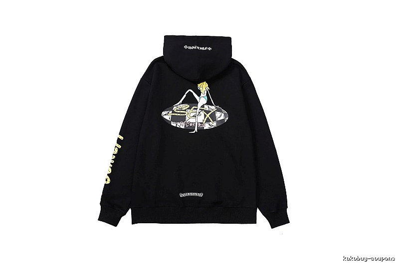Chrome Hearts 2088-85 Black Cross Graphic Hoodie Fan Wear