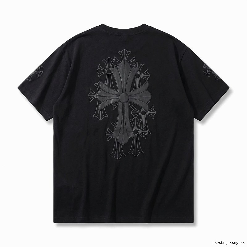 Chrome Hearts cross dark style short-sleeve shirt