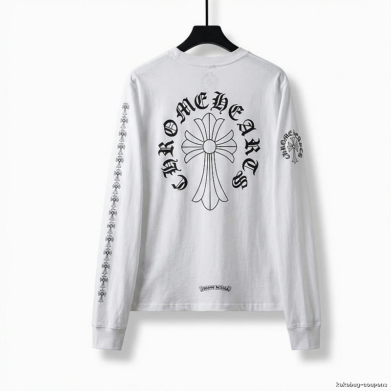 Chrome Hearts Cross Dark Style White T-shirt
