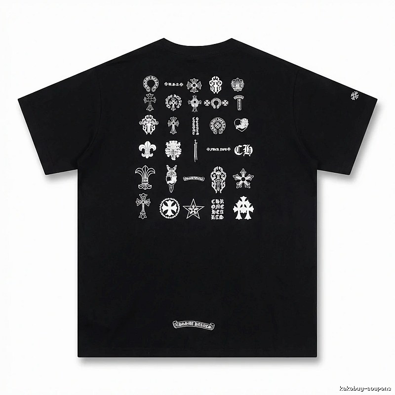 Chrome Hearts dark style black T-shirt
