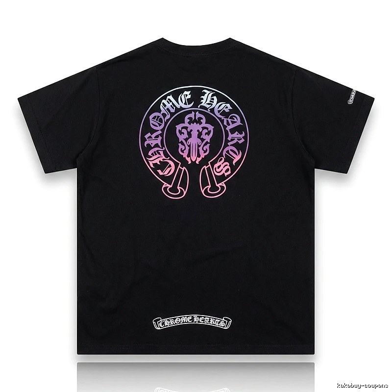 Chrome Hearts Dark Trendy Cool Black T-shirt