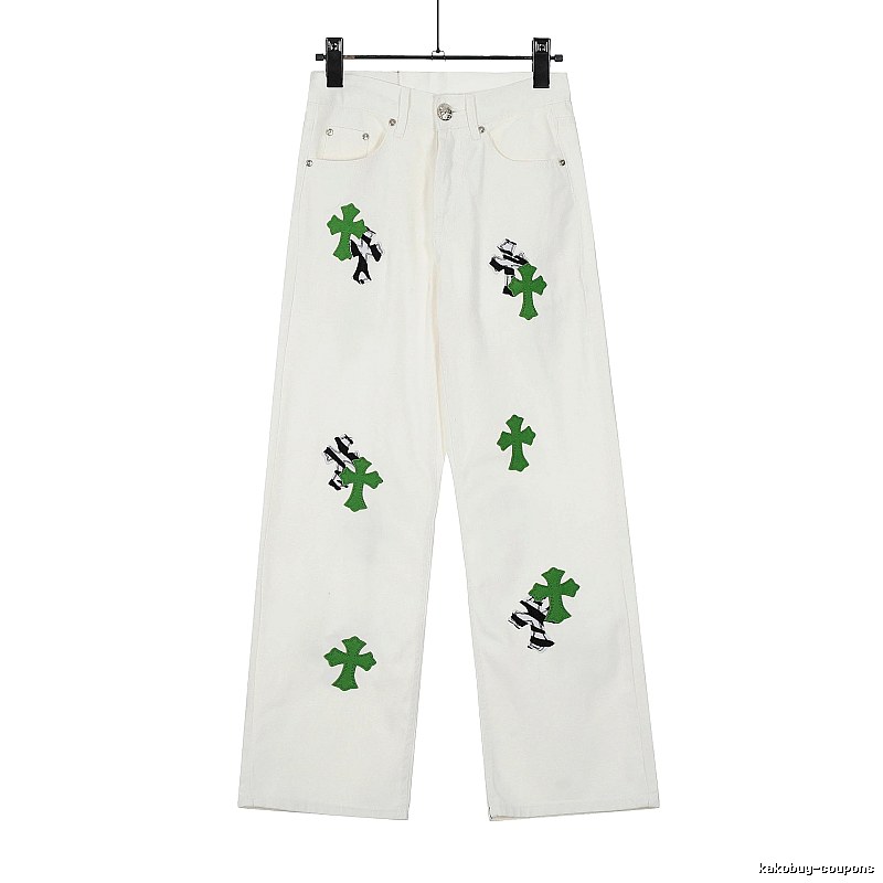 Chrome Hearts Travel Graphic jeans Light Denim Jeans with Modern Look