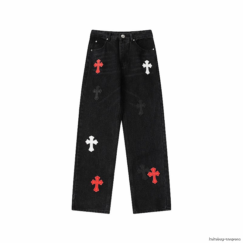 Chrome Hearts Urban Graphic jeans Light Denim Jeans with Casual Appeal