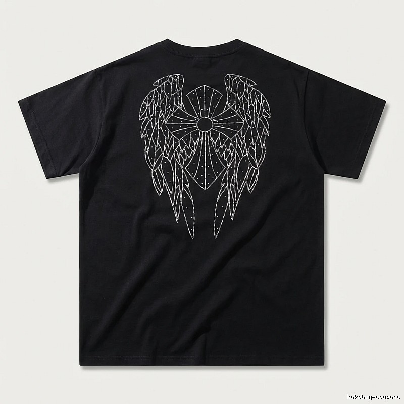 Chrome Hearts Wings Dark Style T-shirt