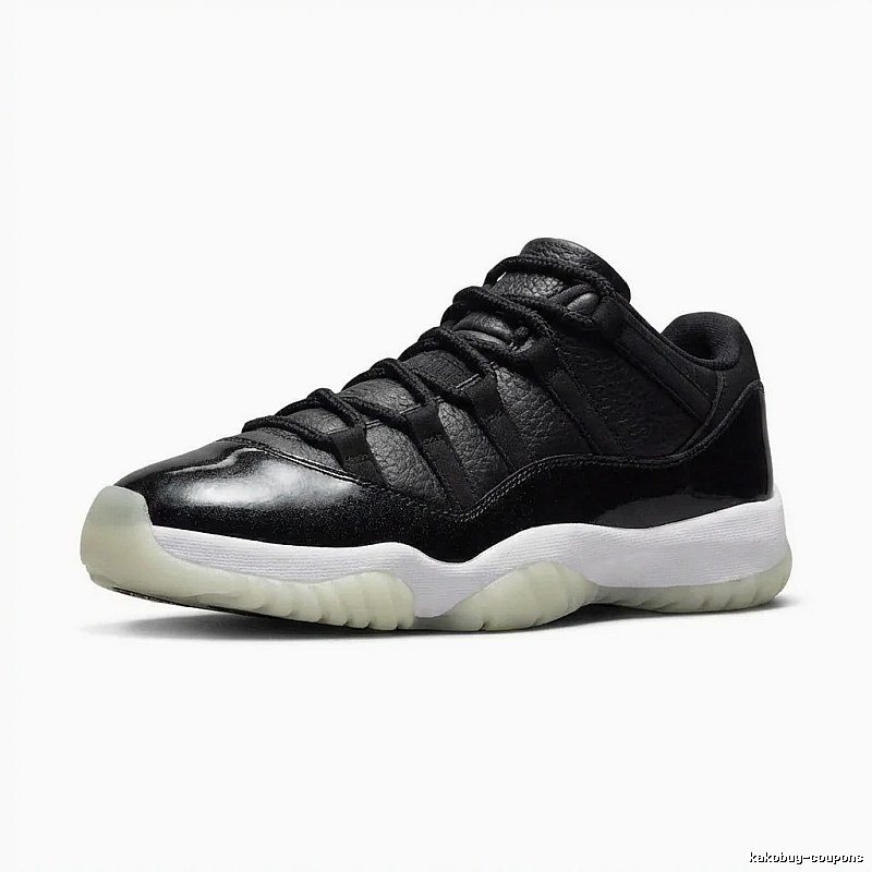 Classic black and white Air Jordan 11 sneakers