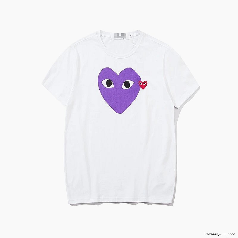 Comme des Garcons PLAY 2023-03 Style 2303 Heart Logo T-Shirt Campus Look