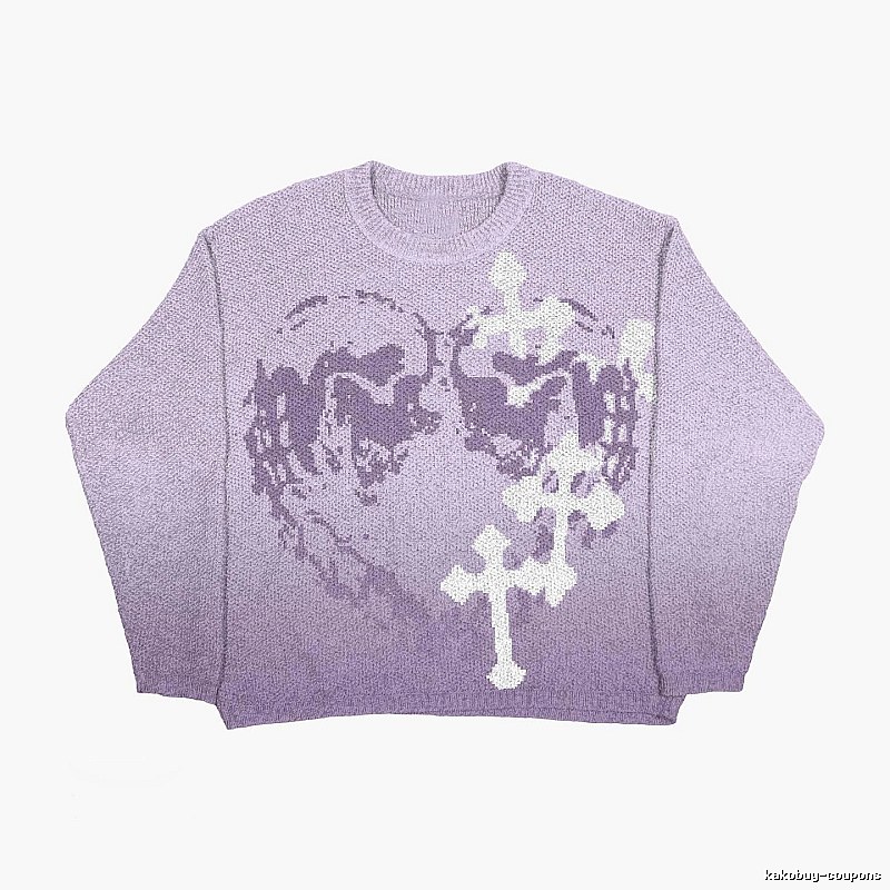 Compact Anime graphic sweater Black Knit Top for Sport-Inspired Styling