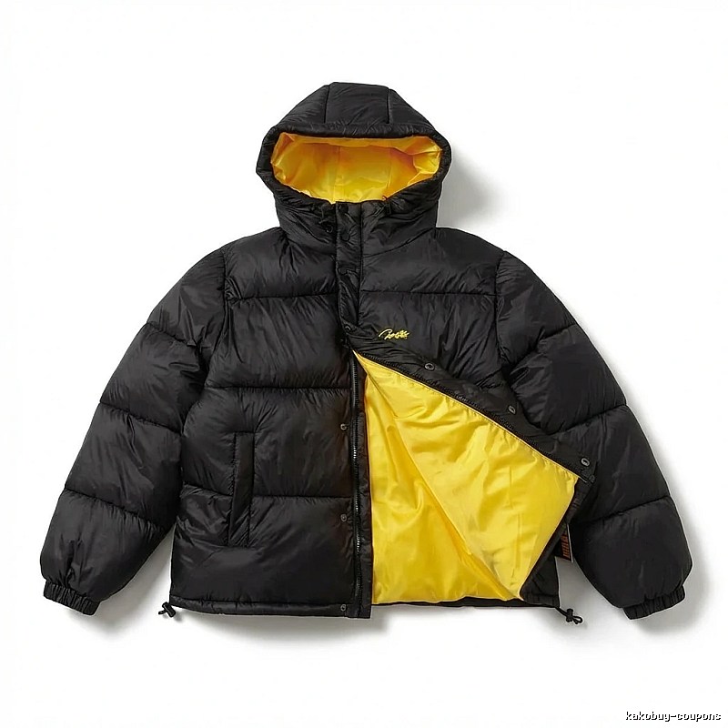 Corteiz Black Trendy and Cool Down Jacket