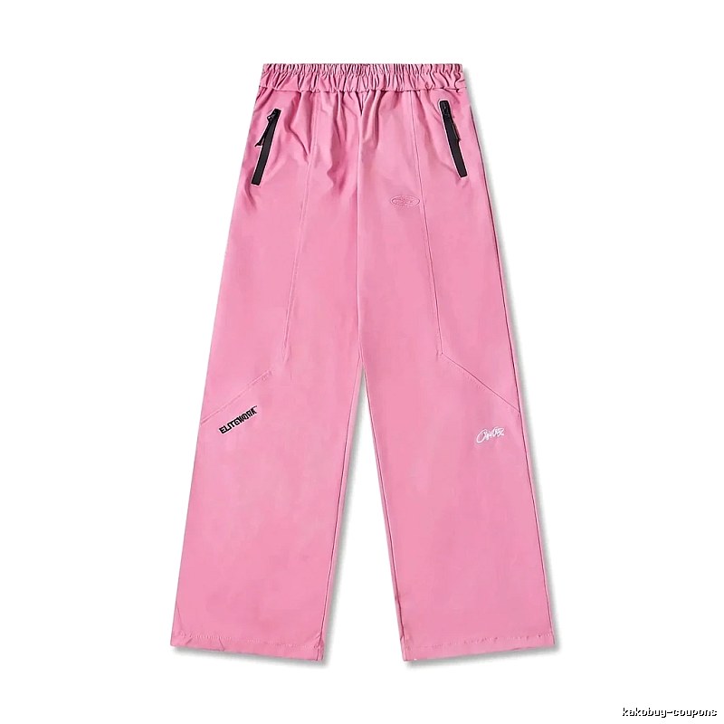 Corteiz Elitework Trendy and Cool Style Pink Pants