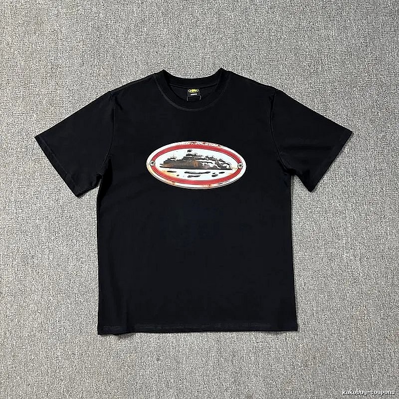 Corteiz Premium Style Logo T-shirt Black Corteiz for Resort Outfits