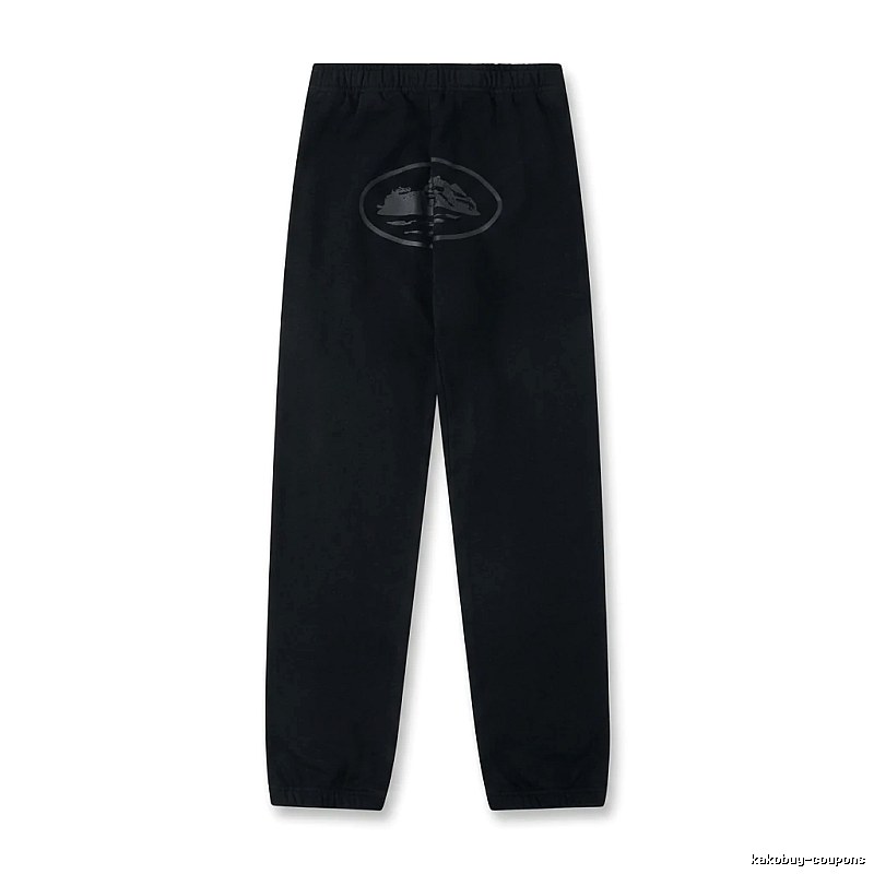 Corteiz Printed Casual Black Pants