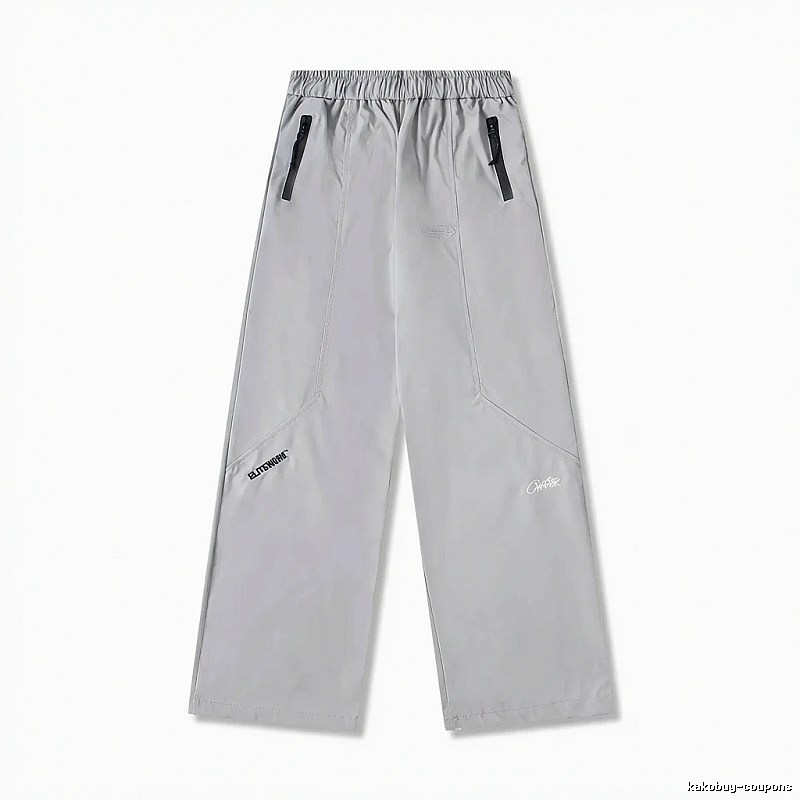 Corteiz Workwear Style Light Grey Trousers
