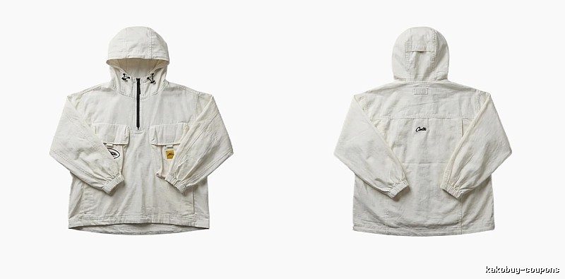 Corteiz Workwear Style White Jacket