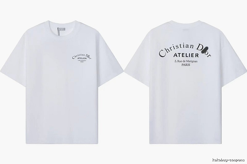 Dior Atelier Minimalist Style White T-Shirt
