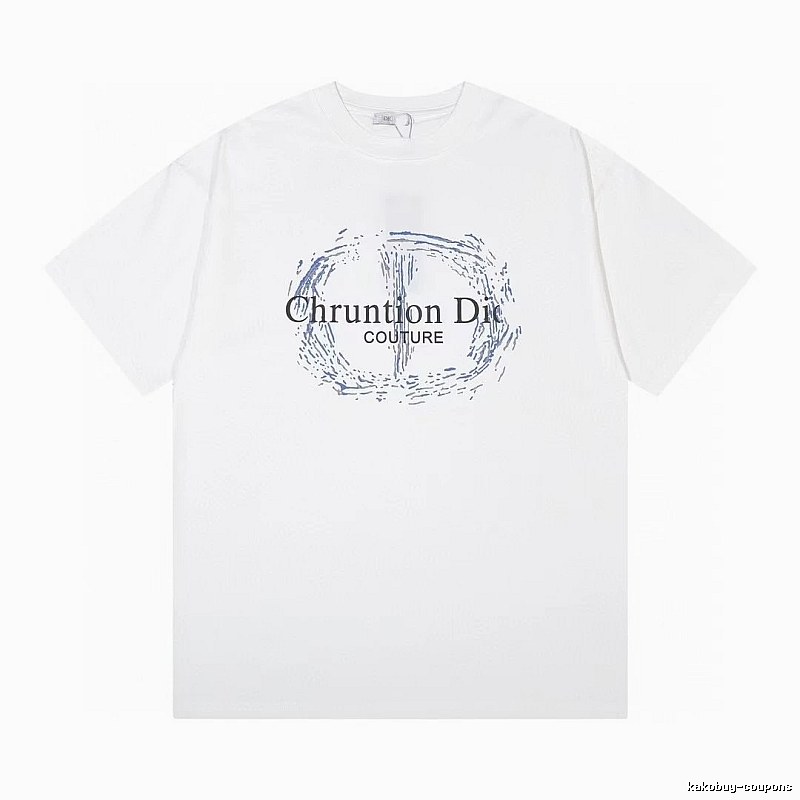 Dior Couture Trendy Style White Short-sleeve T-shirt