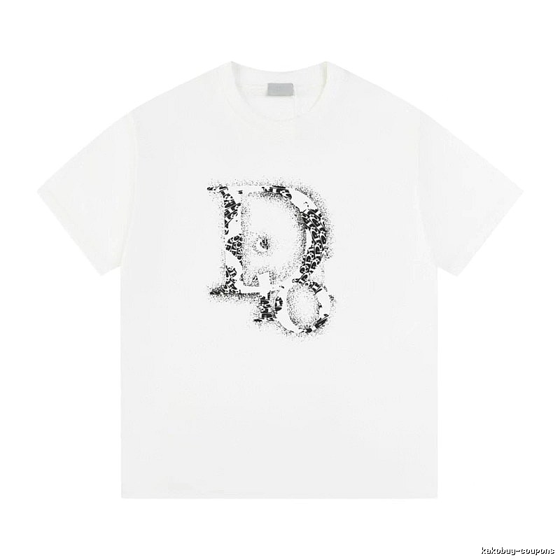 Dior Minimalist Monogram White Short-sleeved T-shirt