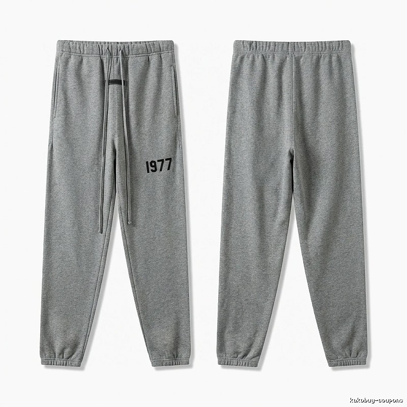 ESSENTIALS 1977 Casual Grey Sweatpants