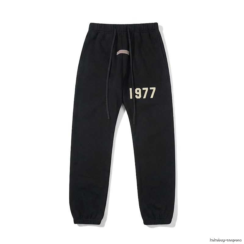 ESSENTIALS 1977 Wind Black Sweatpants