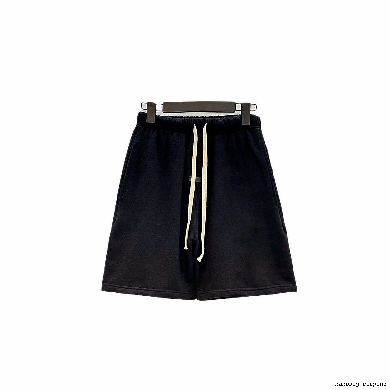 ESSENTIALS Basic Black Shorts