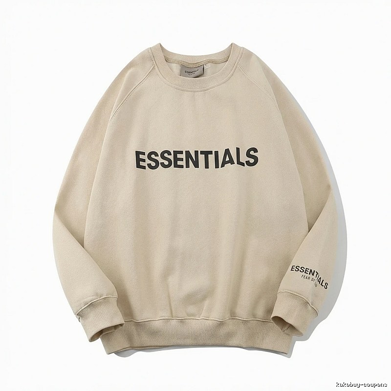 ESSENTIALS Basic Off-white Sweatshirt