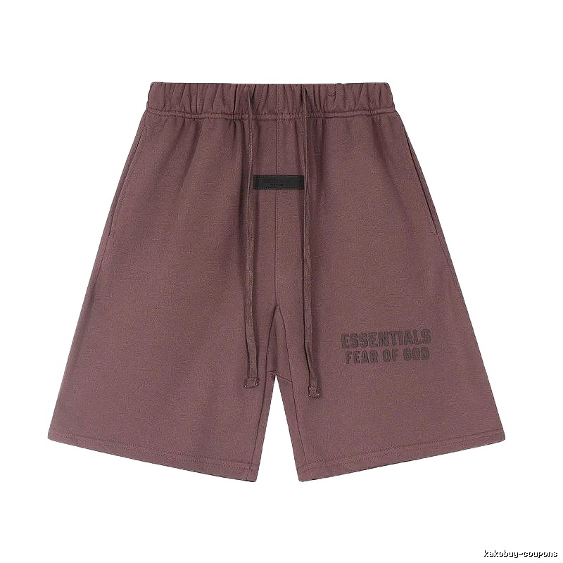 ESSENTIALS casual style dark brown shorts