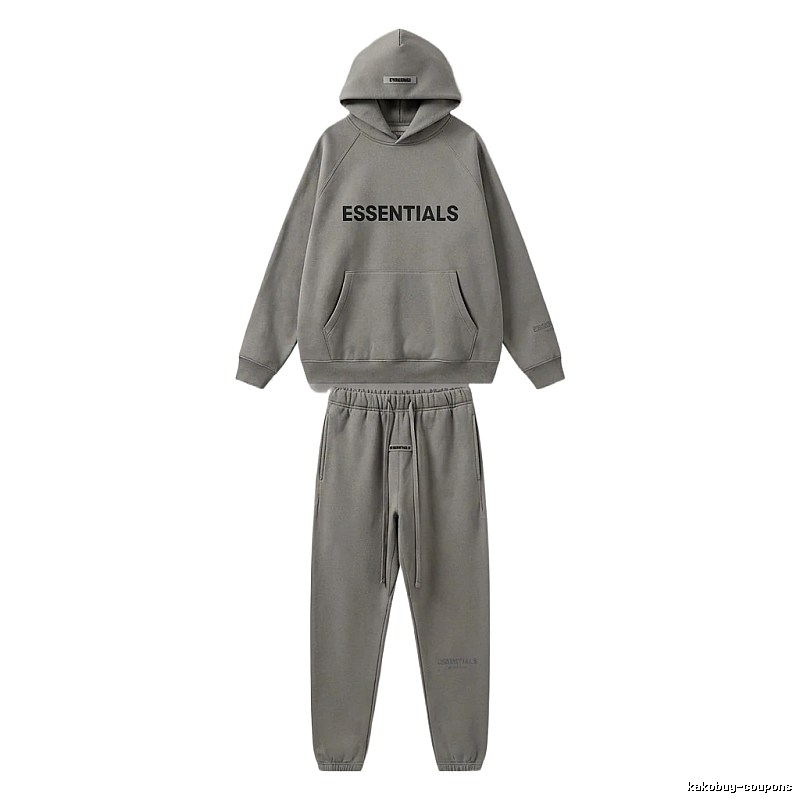 ESSENTIALS grey casual suit