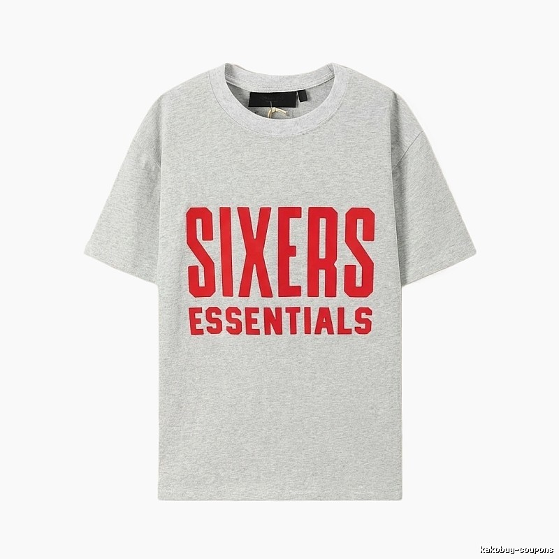 ESSENTIALS Grey Minimalist Style T-shirt