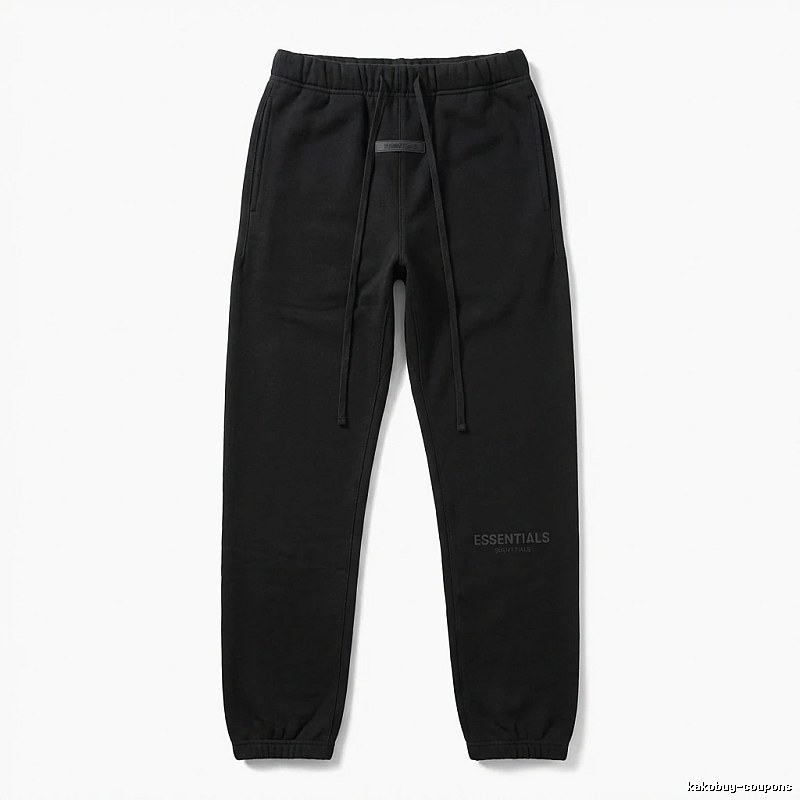 ESSENTIALS minimalist black sweatpants