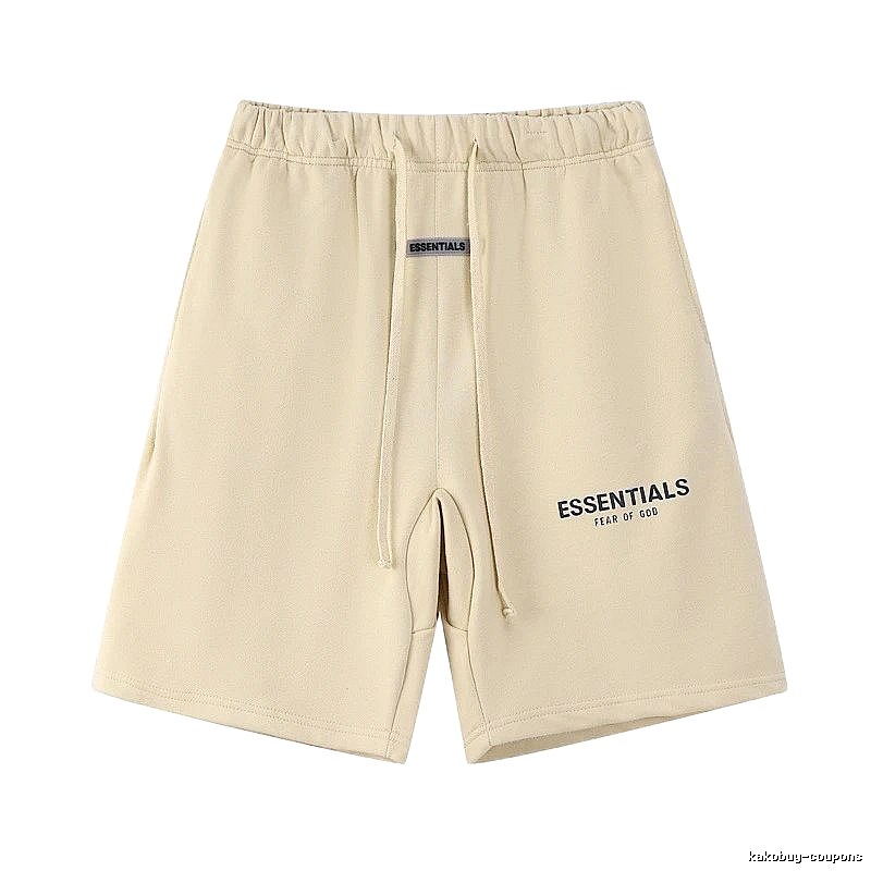 ESSENTIALS minimalist style beige shorts