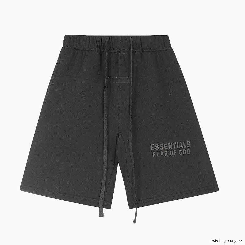 ESSENTIALS minimalist style black shorts